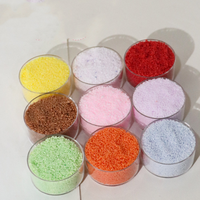 Cire de fleurs de glace colorées - Perles de cire de sable flottantes pour l'art du sable DIY et la fabrication de bougies d'aromathérapie, Approvisionnement direct usine