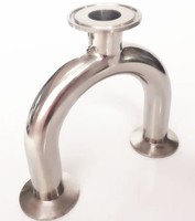Conexión Sanitaria SS316L para Tuberías, Grado Alimenticio, Cruz Igual, Forjada, Alta Durabilidad, Certificación CE, Estándares DIN/ISO/3A, DN10-150, Tipo Abrazadera