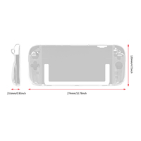 Funda Protectora Transparente de TPU para PC, Divisible y Encajable, y Protector de Controlador Antiarañazos para Nintendo Switch 2, Accesorios de Juego