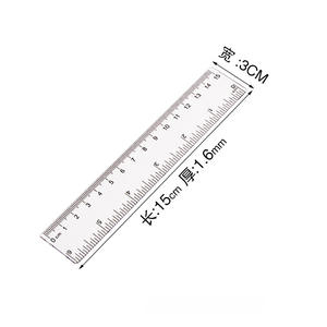 Set di Righelli in Plastica Trasparente e Colorata 15/20/30cm per Scuola, Personalizzabili con Logo OEM ODM, Jiangxi - Product Image 2