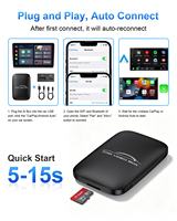 Caja de Video para Auto con IA, Kit de Conversión Inalámbrico Carplay y YouTube, Adaptador Android Auto Compatible con Netflix/YouTube con Función de Duplicación de Pantalla de Netflix