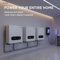 Système de stockage d'énergie domestique mural 51,2 V 110 Ah LiFePO4 Split CAN 5 kWh 6000 cycles, batterie solaire au lithium