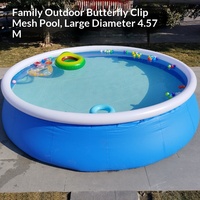 Outdoor Schmetterlingsförmiger Aufblasbarer Netz-Pool JR-Modell für Erwachsene & Kinder Heimgebrauch Wasserdichter Schwimmpool