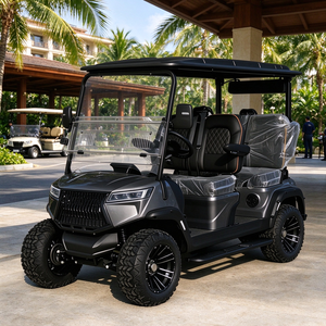 Carrito de Golf Eléctrico de 4 Plazas Todoterreno, Neumáticos Todoterreno de 12-14 Pulgadas con Gran Agarre - Product Image 1