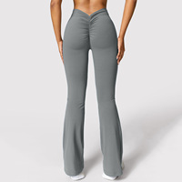 Leggings de yoga taille haute sans coutures et sans traces en Spandex/Nylon pour femmes, grande taille, pour l'exercice physique