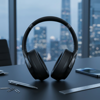Casque sans fil supra-auriculaire à prix d'usine avec micro intégré pour appels mains libres et musique stéréo HiFi