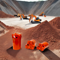 Foret de taraudage en acier au carbone 40-34MM traité thermiquement pour pièces de machines de construction minière