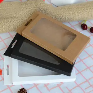 전화 상자 도매 사용자 정의 로고 판지 서랍 크래프트 휴대 전화 소매 포장 상자