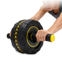 Roue abdominale extra large silencieuse antidérapante pour l'entraînement de la force du tronc