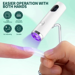 Mini Lámpara UV para Uñas, Portátil, a Pilas, con Estampador de Silicona, Secador de Gel y Pegamento para Uñas, para Salón - Product Image 2