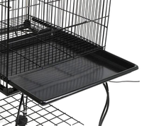 Grande cage pour animaux de compagnie, niche pour chien, cage en fil de fer, fabrication en gros, enclos en acier solide pliable