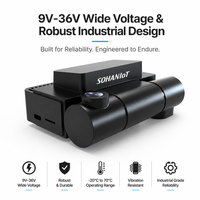 Sistem Mengemudi Canggih H265 yang Tangguh dan Pintar untuk Taksi ADAS DSM BSD AI Logic Manajemen Jarak Jauh AI Dashcam 1080P 4G LTE Dash Cam