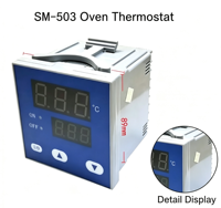 Thermostat numérique pour four avec minuterie, pièces de rechange en acier inoxydable pour fours de boulangerie commerciaux