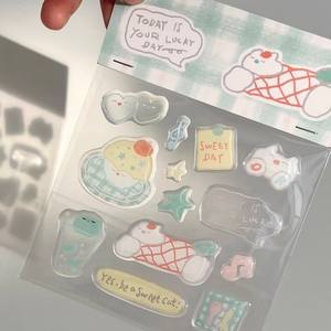 สติกเกอร์นูนลายการ์ตูนสัตว์ 3 มิติ ขายส่ง สำหรับตกแต่งเคสมือถือ DIY สมุดภาพน่ารัก กันน้ำ สำหรับตกแต่งแล็ปท็อป สติกเกอร์นูน 3 มิติ - Product Image 5