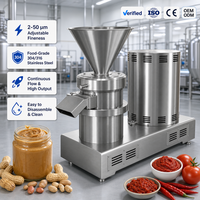 Petite machine de broyage colloïdal de laboratoire pour pâtes et émulsions, en acier inoxydable de qualité alimentaire, pour émulsification et homogénéisation
