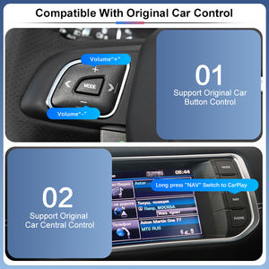 ZTUZAUTO CarPlay sans fil, Android Auto, Mirror Link, commande vocale pour Land Rover Range Rover Evoque LRX L538 2012-2018, USB arrière - Product Image 5