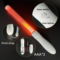 Baguette de contrôle RF portable en ABS+PC avec gravure laser de logo personnalisé, portée de 800 m, autonomie de 4 à 6 heures, style ROMANCE pour les fans de K-pop