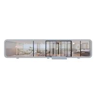 WE Cabine capsule moderne de luxe de 40 pieds Maison conteneur modulaire préfabriquée en acier pour le sommeil en plein air Villa ou hôtel Petite maison mobile