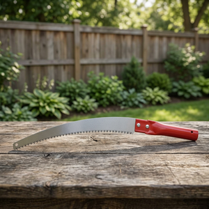 DIY SK5 High Carbon Steel Silver Red Wood Cutter Saw Rubber Handle 13inch Blade Lightweight Pruning Home Gardening Outdoor - Product Image 3
