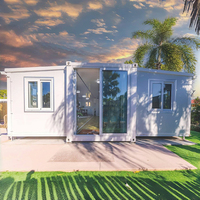Maisons conteneurs préfabriquées modernes et portables de 20 pieds, extensibles, pour hôtels, bureaux et villas – Approvisionnement direct usine