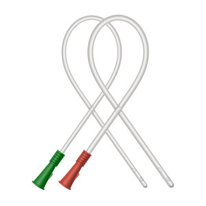 Cathéter urinaire stérile médical en <span class=keywords><strong>PVC</strong></span> Nelaton avec hydrophile, vente en gros d'usine certifiée CE ISO - Product Image 2