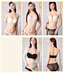 <span class=keywords><strong>Sujetador</strong></span> de Boda para Mujer, sin Tirantes, con Soporte <span class=keywords><strong>Invisible</strong></span>, para Busto Pequeño, con Efecto Push-Up, Antideslizante - Product Image 5