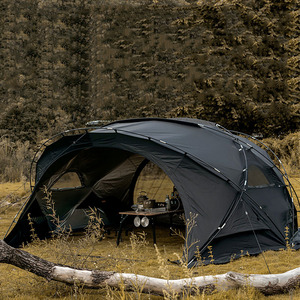 Nueva Carpa de Camping Familiar para Viajes al Aire Libre, Estilo Glamping, Forma Cuadrada, con Tela Oxford, Nueva Carpa de Glamping para Exteriores - Product Image 1