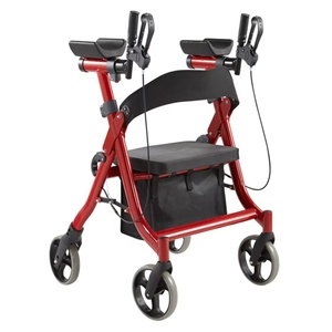 Patient médical Walker Rollator <span class=keywords><strong>fauteuil</strong></span> <span class=keywords><strong>roulant</strong></span> aides à la marche soins aux personnes âgées Rollator pliable Walker - Product Image 4