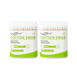 Cotton Swabs Double-headed 100pcs Bamboo Sticks Cotton Bud For Ear Cleaning Makeup Manufactured Household Sundries Company