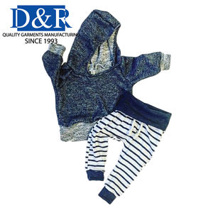 Conjuntos de Ropa para Niños de 2 Piezas al por Mayor, Casuales, de Spandex/Poliéster, Sudadera Lisa de Manga Larga, Pantalones Deportivos, Ropa de Dormir con Bolsillos, Otoño - Product Image 4
