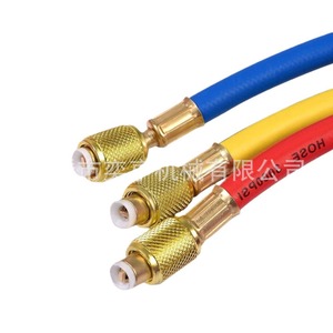 Jeu de manomètres de réfrigérant automobile Ehpon R134a à double valve en alliage d'aluminium avec manomètres haute et basse pression pour climatisation automobile - Product Image 4