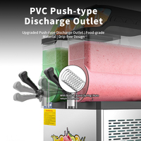 Machine à slushie professionnelle pour boissons glacées et margaritas pour bars, restaurants et cafés