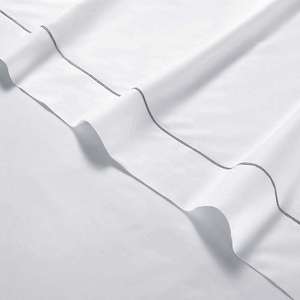 ชุดแผ่นผ้าฝ้าย200 <span class=keywords><strong>TC</strong></span> สีขาว180tc ธรรมดา percale 40S - Product Image 3