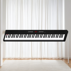 AIERKE P853 Piano électronique numérique portable à 88 touches Piano d'entraînement silencieux avec prise casque et mode muet - Product Image 2