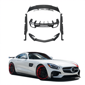 Kit di Conversione Esterno Stile R per <span class=keywords><strong>Mercedes</strong></span> AMG <span class=keywords><strong>GT</strong></span>/GTC/GTS 2015-2019, Parti Auto in Fibra di Carbonio, Accessori Auto Mod - Product Image 1