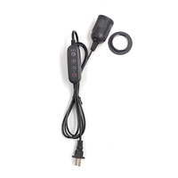 Cordon de suspension en tissu pour lampe, prise E26, support de lampe suspendue, douille d'ampoule E27, support d'ampoule LED à vis