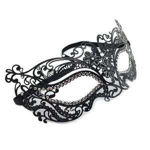 <span class=keywords><strong>Masque</strong></span> de Soirée Vénitien en Métal et Strass pour Femmes et Hommes, <span class=keywords><strong>Fait</strong></span> <span class=keywords><strong>Main</strong></span>, Brillant, Sexy, Effet Œil de Renard - Product Image 2