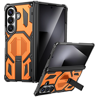 Funda Protectora de Alta Gama para Teléfono Móvil Samsung Galaxy Z Fold 8, con Soporte, Anti-caídas, de Lujo