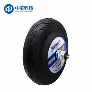 ZLTECH baja velocidad 6,5 pulgadas 24V 4A 400RPM 100kg codificador de carga silla de ruedas sin engranajes eléctrico sin escobillas Drive Hub Servo <span class=keywords><strong>Motor</strong></span> para Robot - Product Image 4