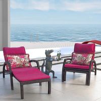 Chaise longue d'extérieur en osier pour hôtel, jardin, terrasse, piscine, repos de midi, style nordique, pliable et télescopique