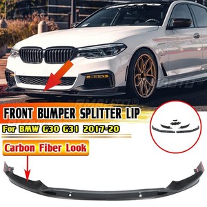 High Quality G30 Car Front Bumper <b>Lip</b> <b>Splitter</b> Spolier Body Kit Winglet Aprons Guard Covers for BMW G30 G31 M Sport 2017-2019 - Product Image 1