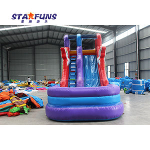 Castillo de agua inflable de nuevo diseño para niños y adultos, tobogán de patio trasero, tobogán de agua inflable para jugar en la piscina - Product Image 2