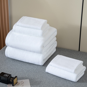Ensemble <span class=keywords><strong>de</strong></span> Serviettes <span class=keywords><strong>de</strong></span> <span class=keywords><strong>Bain</strong></span> 5 Étoiles <span class=keywords><strong>de</strong></span> Luxe pour Hôtel, 100% Coton 16S, avec <span class=keywords><strong>Serviette</strong></span> <span class=keywords><strong>de</strong></span> Visage - Product Image 5