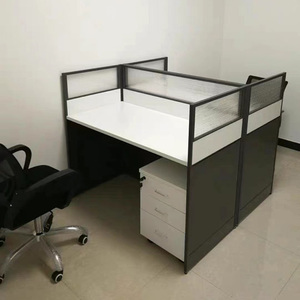 Trung Tâm Cuộc Gọi Phân Vùng Cao Ghế 4 Người Máy Trạm Văn Phòng Bàn Làm Việc - Product Image 6