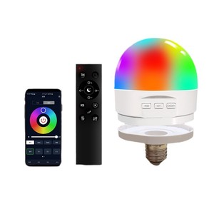 Bombilla LED Magnética Recargable RGB E27, Luz Nocturna Inteligente con Control Remoto de 2.4G para Uso Doméstico - Product Image 3