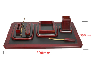 Giá rẻ thiết kế da văn phòng Máy tính để bàn thiết lập lưu trữ Khay bàn Tổ Chức Bộ - Product Image 3