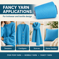 Fil coloré 21s en mélange polyester/coton, filé à l'ouverture, teint, pour tricot, tissage, chaussettes, gants, robuste, durable, vente en gros