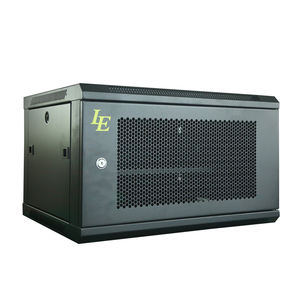 ตู้ติดผนังแบบตาข่ายขนาด 19 นิ้ว พร้อมชั้นวางประกอบสำเร็จพร้อมพิมพ์โลโก้ - Product Image 1