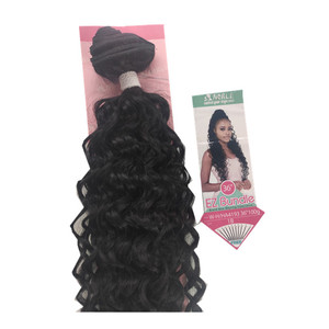 Extensions de cheveux synthétiques en queue de cheval EZ Bundle EZ-SEAWEED 36 pouces 100 grammes, mèches de cheveux brésiliens, cheveux ondulés - Product Image 3