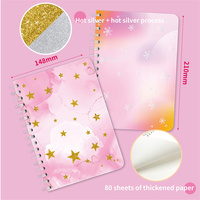 Set de Pegatinas para Diario Infantil, Set de Diario, Regalo de Cumpleaños para Adolescentes, Set de Papelería para Álbum de Recortes, 310x260x50mm